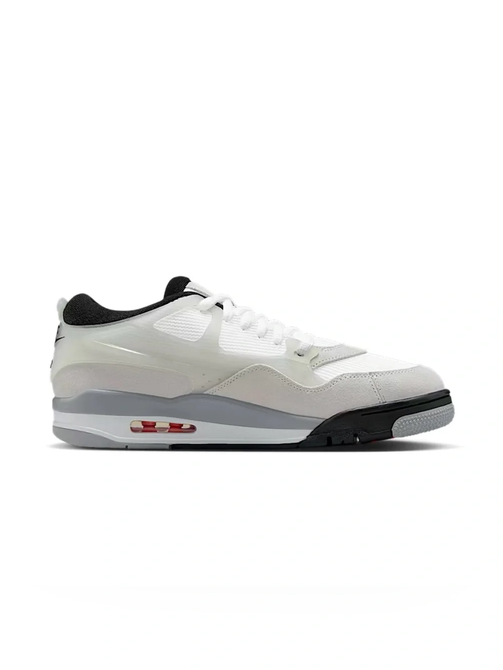Jordan 4 RM White Light Smoke Grey Black Men's Shoes FQ7939-108